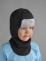 Шлем зимний вязаный (Маренго) ТОКИ