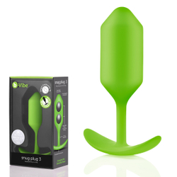 b-Vibe Snug Plug 3 - Анальная пробка для ношения