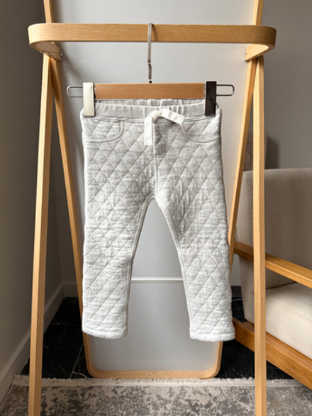 Хлопковые утепленные брюки Petit Bateau, 86