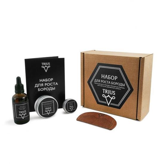 Набор для роста бороды Trius
