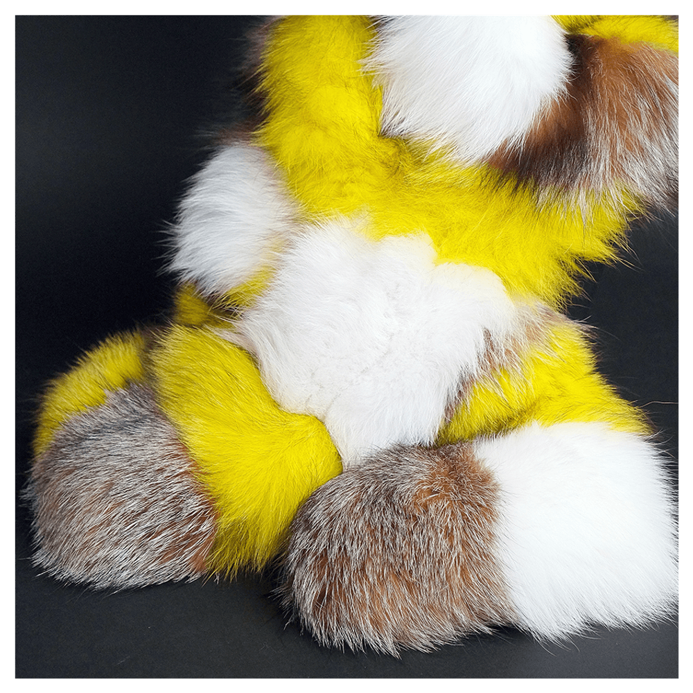 Меховой шарф «Северное сияние»