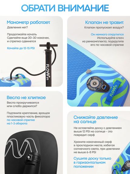 Сапборд Flowin Navy 350 см