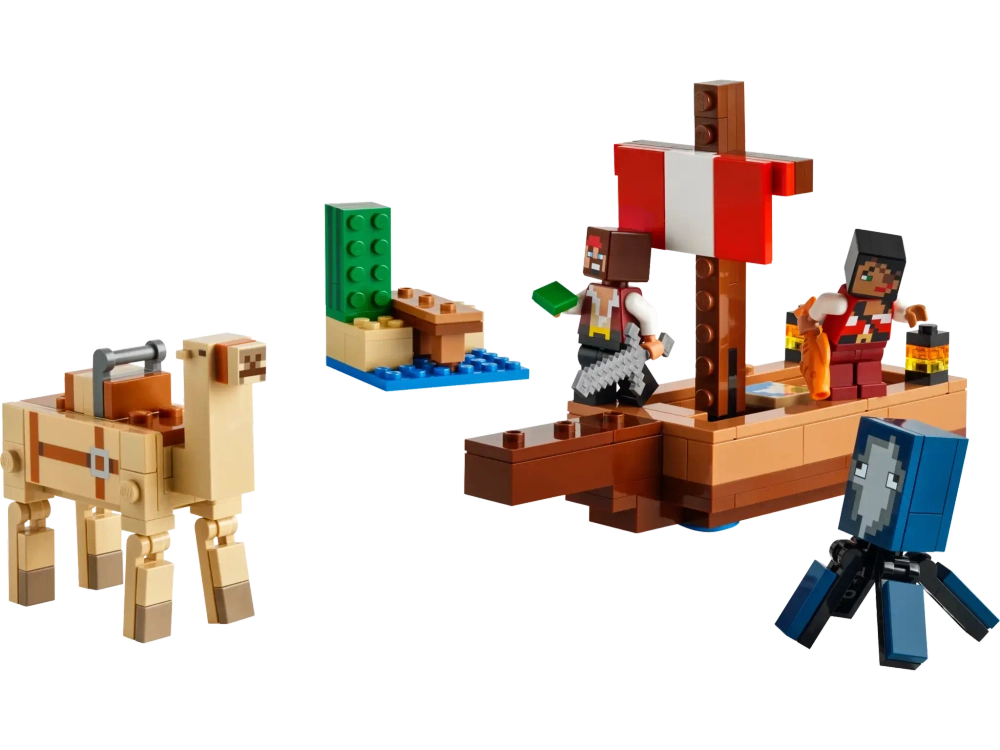 Конструктор LEGO Minecraft 21259 Путешествие на пиратском корабле