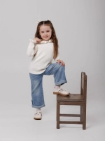 Джемпер для девочки с воланами