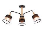 TR4740/3 BK/LW черный/светлое дерево E27/3 max 40W D760*350