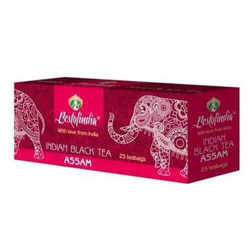 -Чай ASSAM INDIAN BLACK TEA черный индийский пакетированный 25х2г Bestofindia 50г