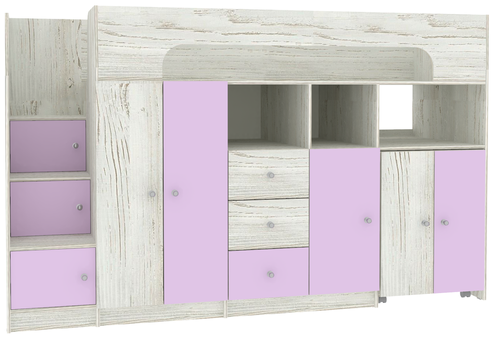 Кровать-чердак КарИВи Астра 11 Винтерберг Ирис