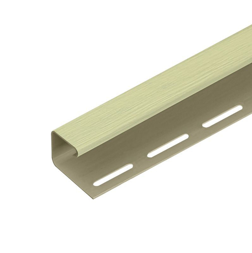 J-профиль Tecos Классик Светло-жёлтый 3050 мм