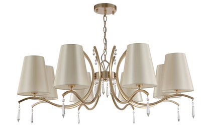 Подвесная люстра Crystal Lux RENATA SP8 GOLD