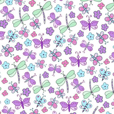 Бабочки и стрекозы