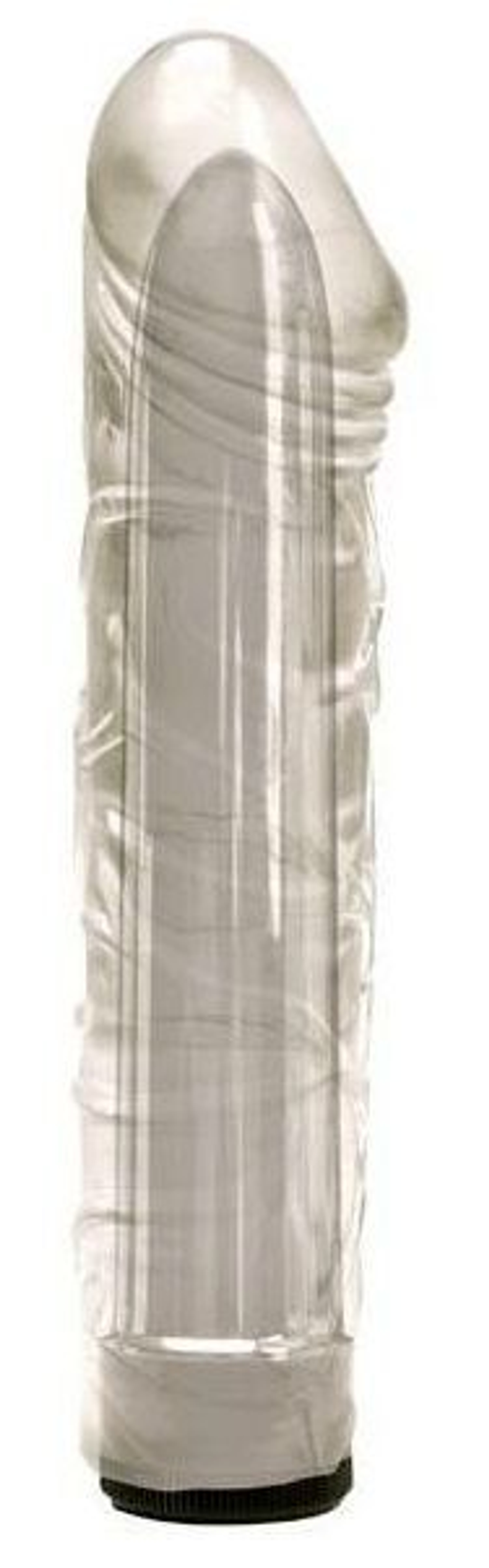 Dream Toys Magician – прозрачный мультискоростной вибратор‑реалистик из CyberSkin, 17 см