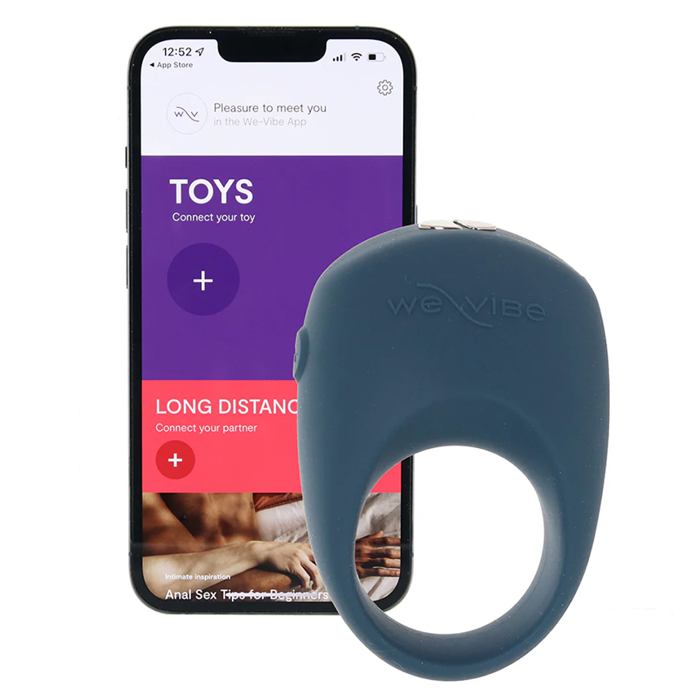 Эрекционное виброкольцо 3,1см с управлением через приложение We-Vibe Pivot 2 Rock Hard Smart Vibrating Penis Ring SNPV2SG6