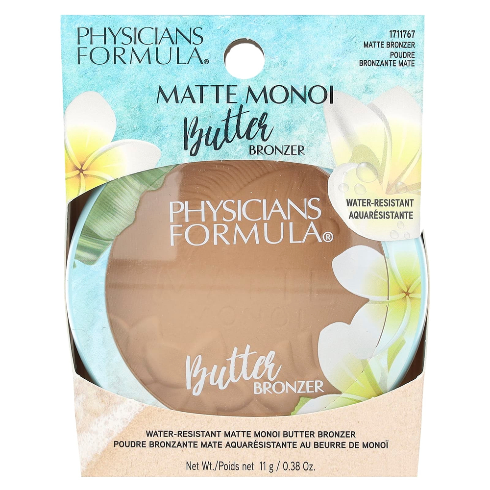 Physicians Formula, Matte Monoi, масляный бронзер, 1711767, матовый бронзер, 11 г (0,38 унции)