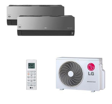 Мульти сплит-система LG на 2 комнаты (25+35 кв.м.) Artcool Mirror