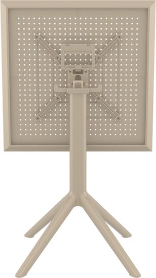 Стол пластиковый складной Sky Folding Table 60 бежевый Турция