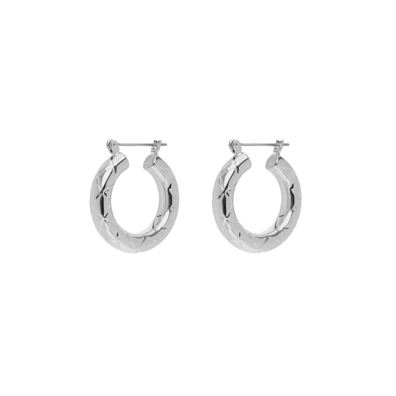 Серьги Прошитые Мини Амальфи – Серебро