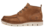 Timberland Casual Leather Shoes Men"s High top Brown