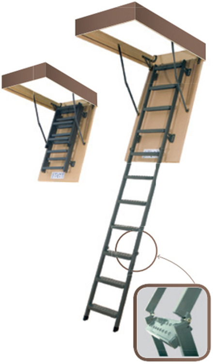 Чердачная лестница с люком FAKRO LMS 70х130х305