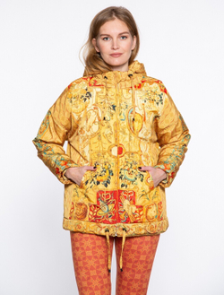 Куртка "Гротеск с птицами", по мотивам фламандской шпалеры 17 века из серии «Гротеск»