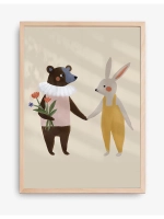 Постер в детскую 60х90 см интерьерный декор