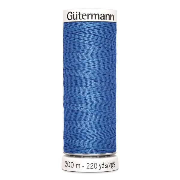 Нитки универсальные Gutermann Sew-all 100 (200 метров), 5 кат. | 213 голубой джинс