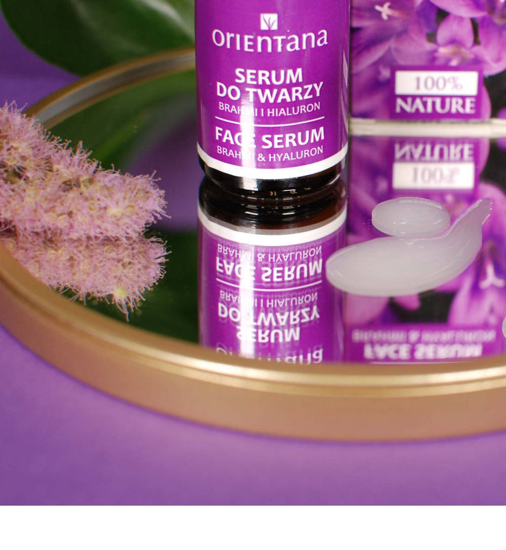 Orientana Brahmi & Hyaluronic Face Serum - омолаживающая сыворотка для лица /   30  ml  / GTIN 5902596416157