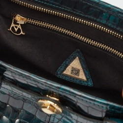 MANC КОЖАНАЯ СУМКА "BABY JANE", ИЗУМРУДНЫЙ