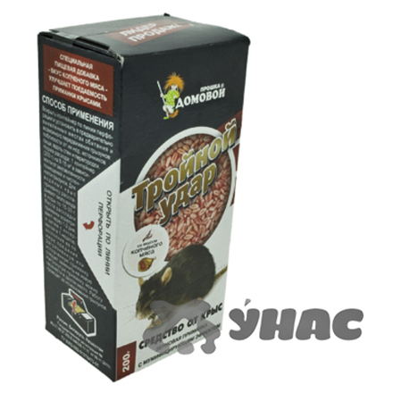Домовой зерно Тройной удар (контейнер 200гр)