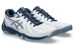 Мужские кроссовки для бадминтона/сквоша Asics Blade FF - white/vintage indigo