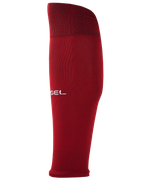 Гольфы футбольные CAMP BASIC SLEEVE SOCKS, гранатовый/белый