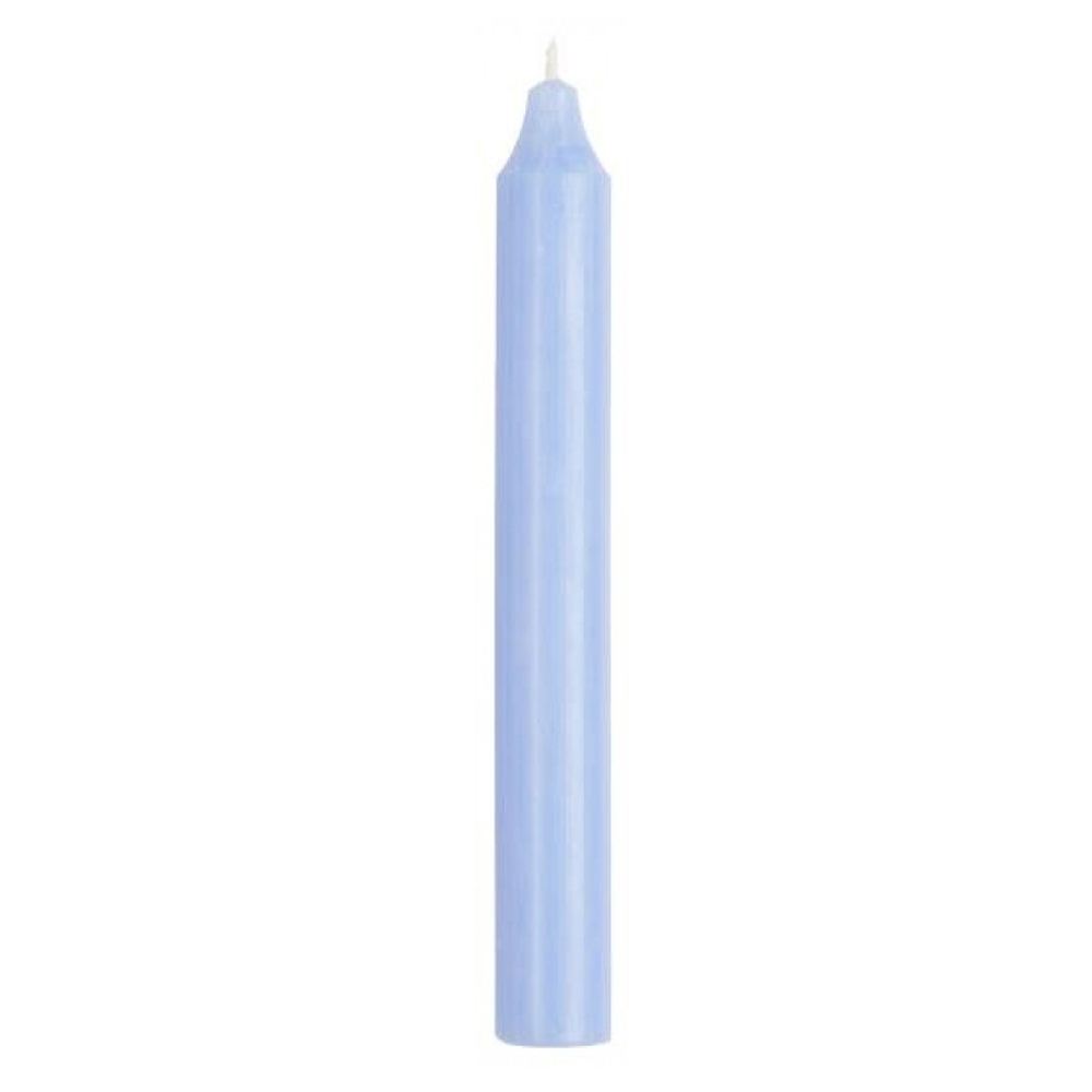 Свеча light blue, 18 см