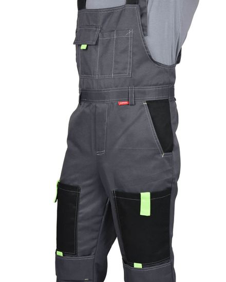 Костюм "Сириус-Фаворит" полукомбинезон (т.серый/черный/лимон)