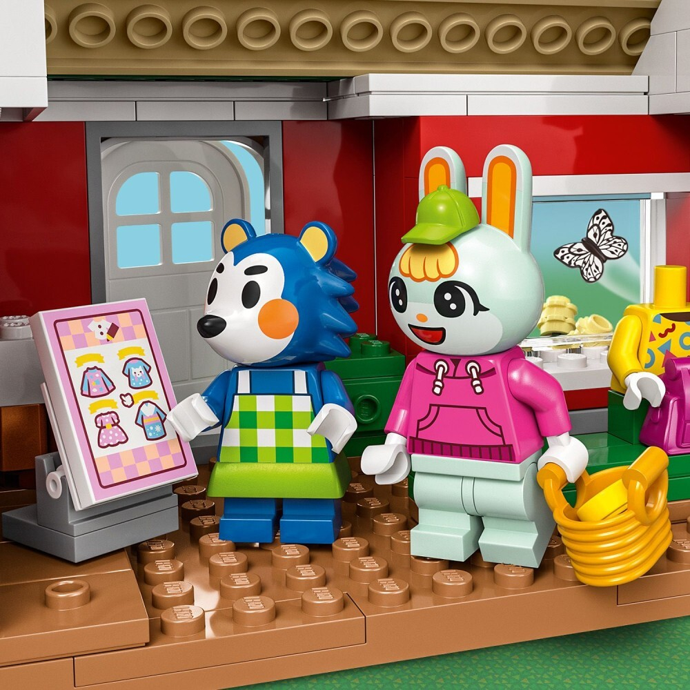 LEGO Animal Crossing/ Сестры Эйбл и магазин одежды/ 77055