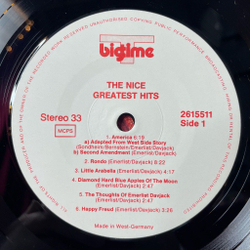 Винтажная виниловая пластинка LP The Nice Greatest Hits (Germany 1988)