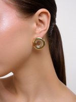 Серьги "C Shine mini" Gold