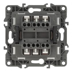 12-1104-01 ЭРА Выключатель двойной, 10АХ-250В, IP20, Эра12, белый