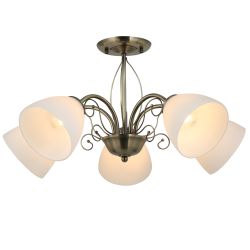 Люстра Rivoli Sue 9171-305 5 х Е27 40 Вт модерн | Rivoli