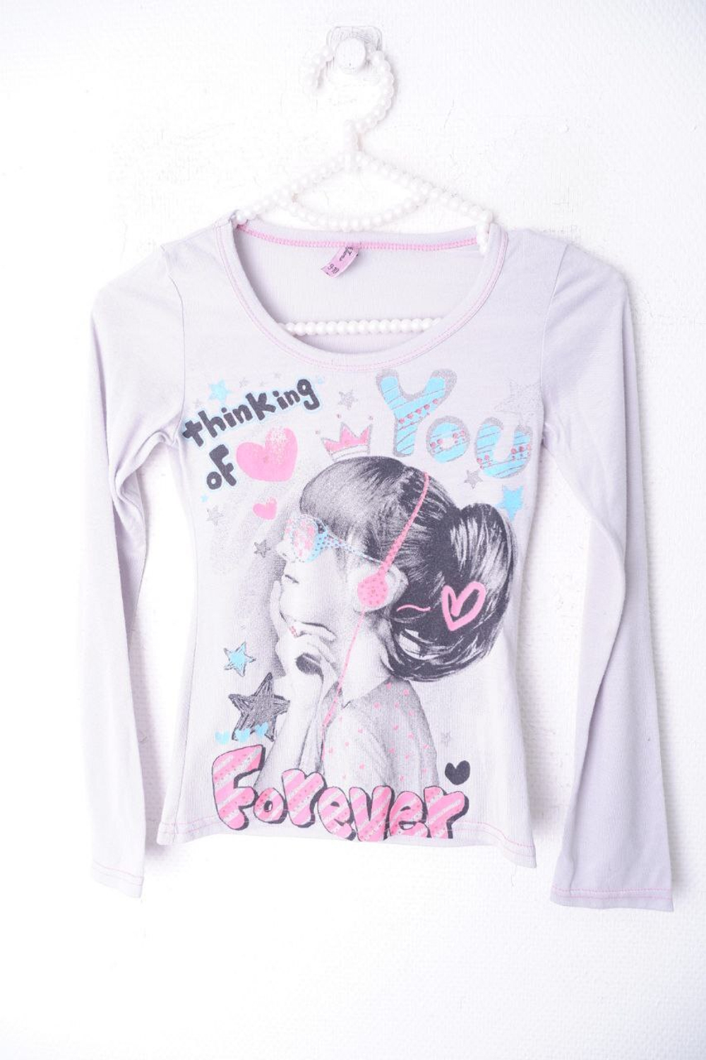 Лонг Gloria Jeans с принтом на 9-10 лет