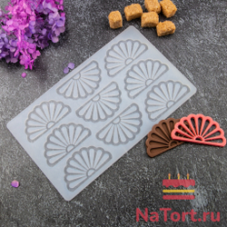 Силиконовый мат для отливки шоколада «Фантазия»