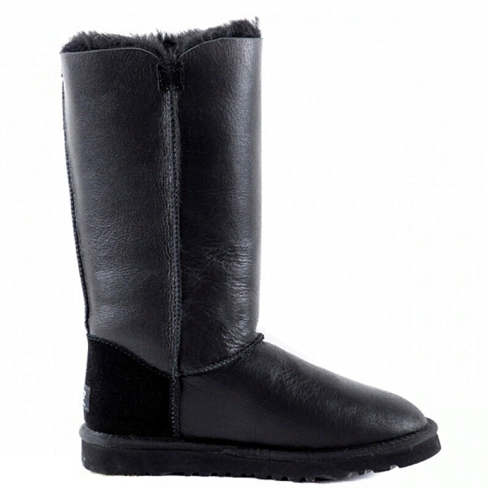 Угги Bailey Button Triplet Metallic Black