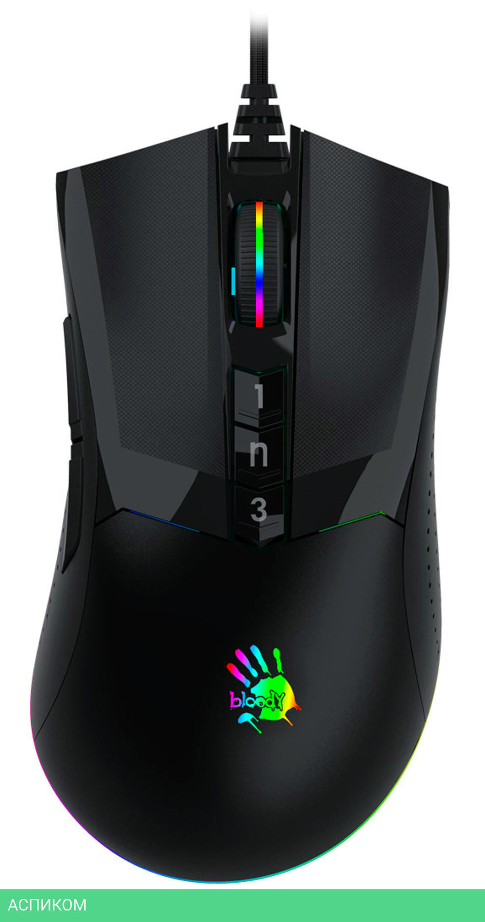 Мышь A4Tech Bloody W90 Max черный