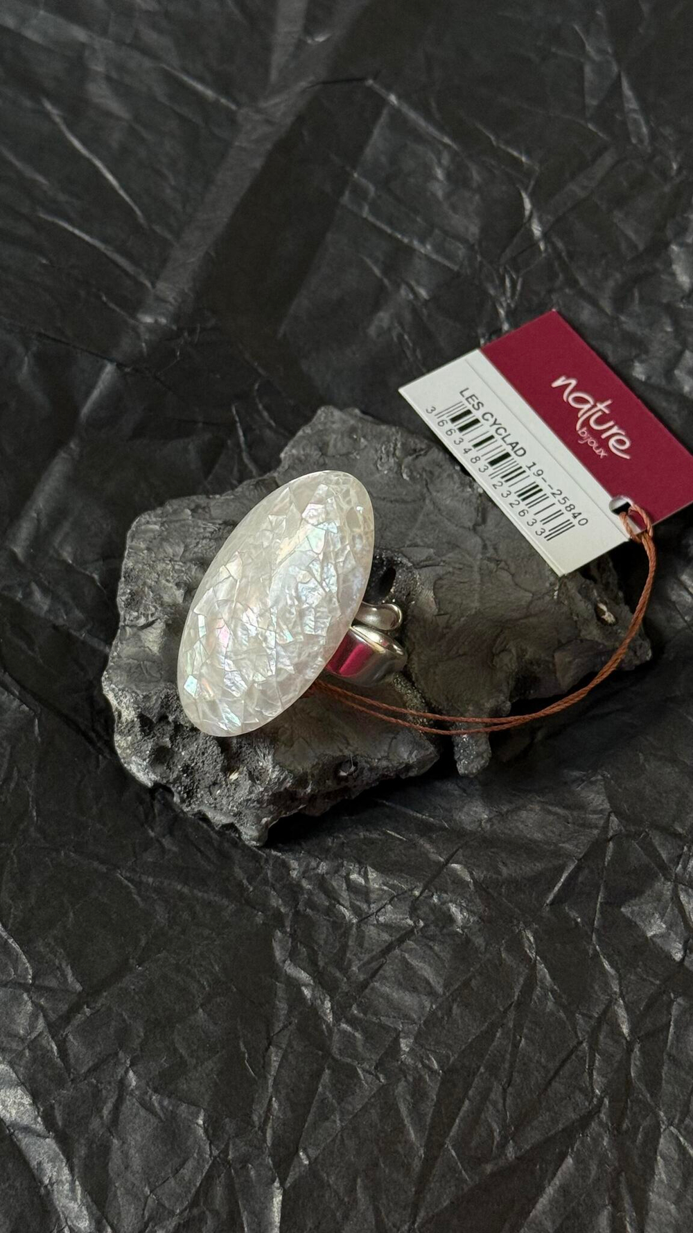 Кольцо Nature Bijoux, Les Cyclades, разъемное, с перламутром, NB25.2-19-25840 (белый)