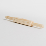 Деревянная скалка для раскатывания теста из сибирского кедра 36х3,5 см. RP10