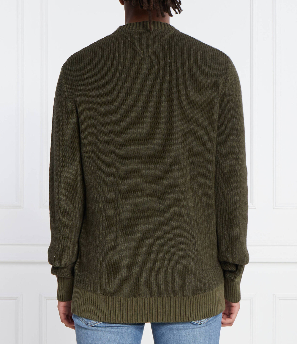 Свитер TONAL XS BADGE Tommy Jeans - зеленый(DM0DM17776)