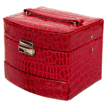 Шкатулка для украшений, искусственная кожа, 15.5х13х13 см, в асс, Y3-1734