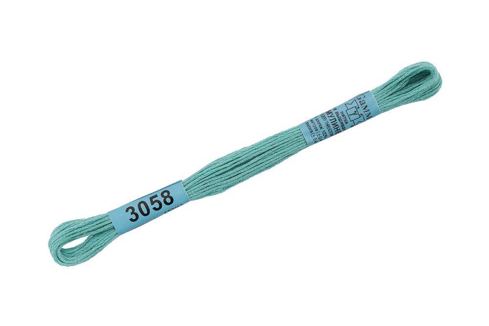 Мулине "Gamma", 100% хлопок, 8 м, №3058