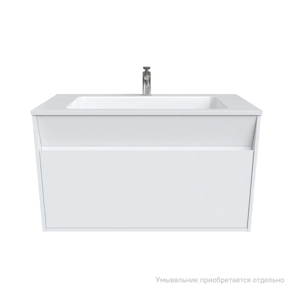 Тумба подвесная с ящиком IDDIS Esper, белая, 100 см, ESP10W0i95