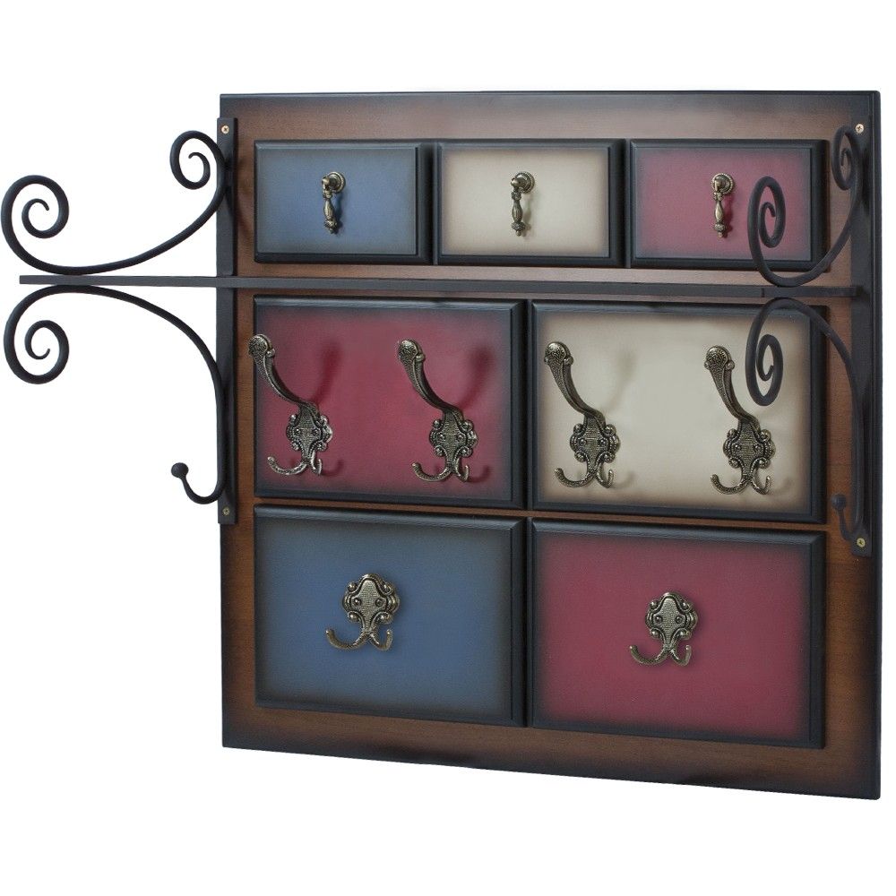 Вешалка настенная Пандора 2 Орех Mix