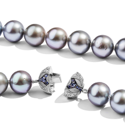 Ожерелье из чёрного морского жемчуга, N0047-0/3