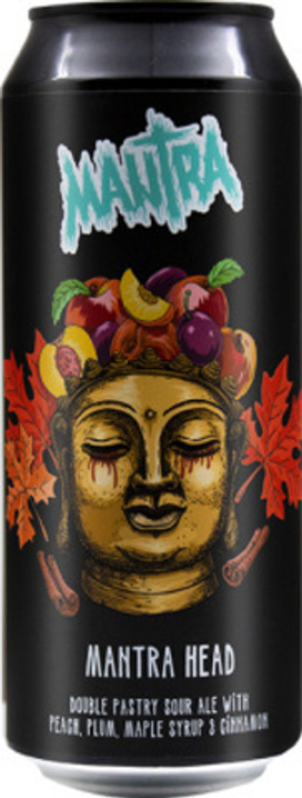 Пиво Мантра Хэд: Пич, Плам, Мейпл Сироп / Mantra Head: Peach, Plum, Maple Syrup 0.5 - банка